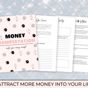 money manifestation journal, attract more money into your life